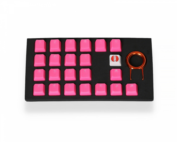 Tai-Hao 22-näppäimen Kumi Double-shot Backlit Keycaps Pinkki