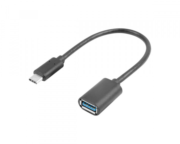 Lanberg USB-A (Naaras) - USB-C 3.1 (Uros) 15cm Adapteri