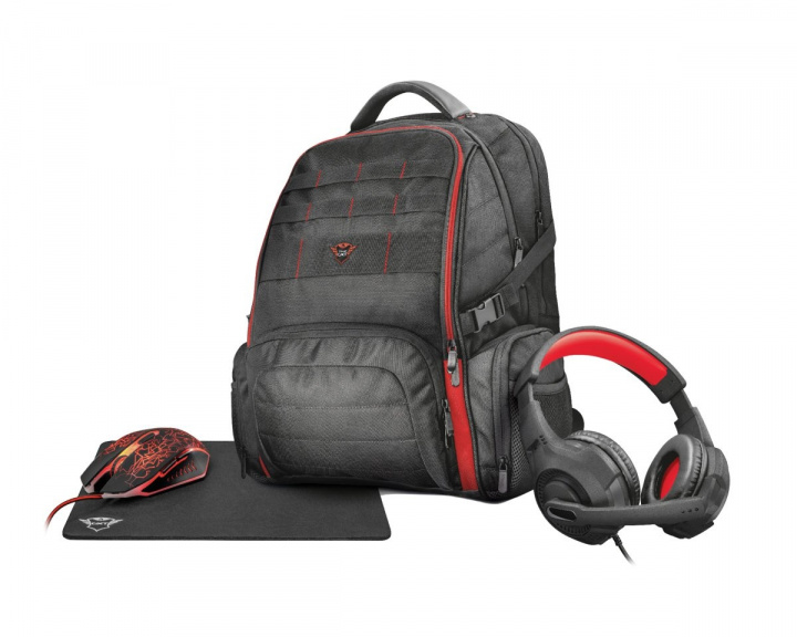 Trust GXT 1250 4-in-1 Pelireppu Gaming Bundle -pelitarvikepakkaus