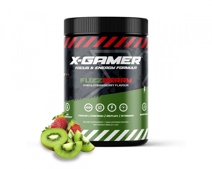 X-Gamer 600g X-Tubz FuzzBerry - 60 Annosta