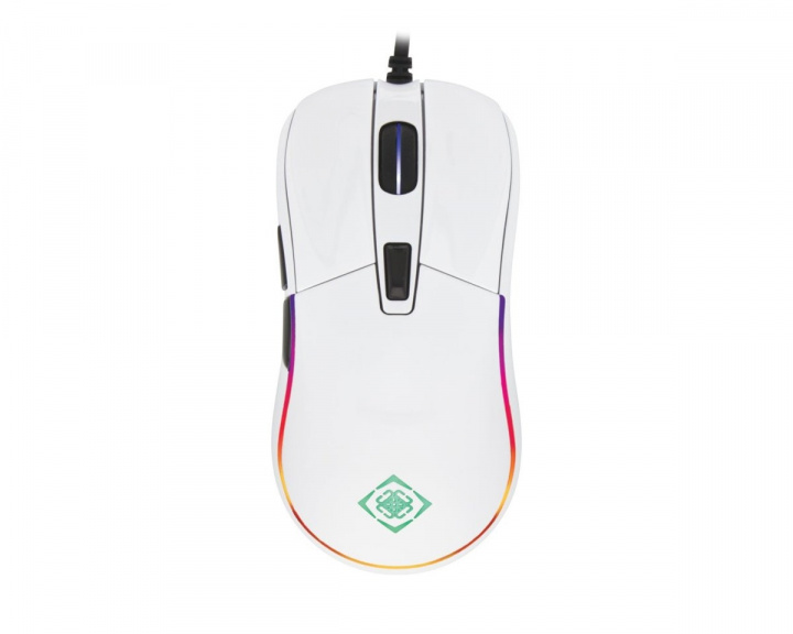 Deltaco Gaming RGB Valkoinen Kiiltävä Pelihiiri