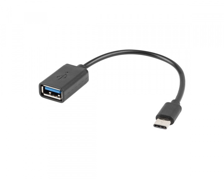Lanberg USB-C (Uros) -> USB-A (Naaras) 2.0 15cm Adapteri OTG