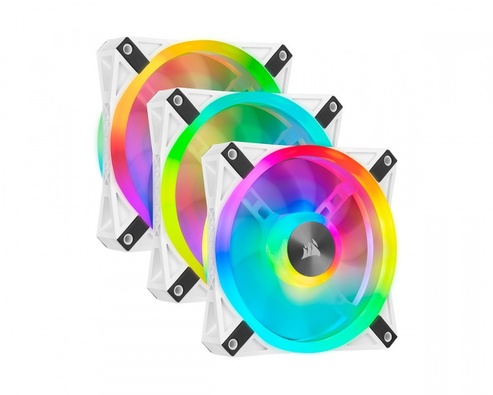 Corsair QL120 RGB Valkoinen triplapakkaus -tuuletin