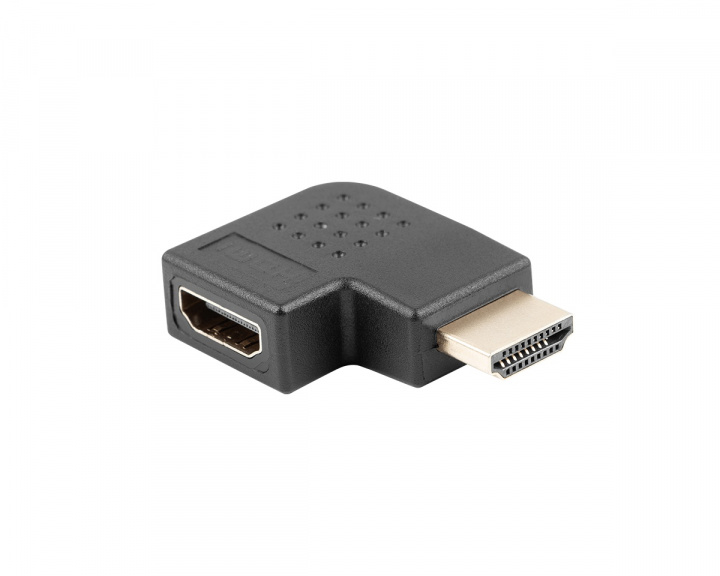 Lanberg Adapter HDMI-A(Uros) -> HDMI-A(Naaras) 90° Oikea