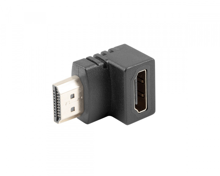 Lanberg Adapter HDMI-A(Uros) -> HDMI-A(Naaras) 90° Alas