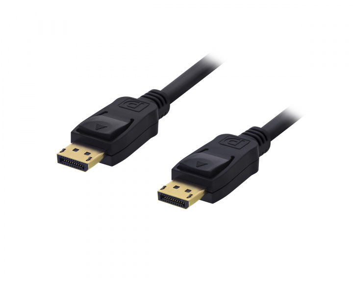 Deltaco  DisplayPort-Kaapeli 4K Musta - 2 metriä