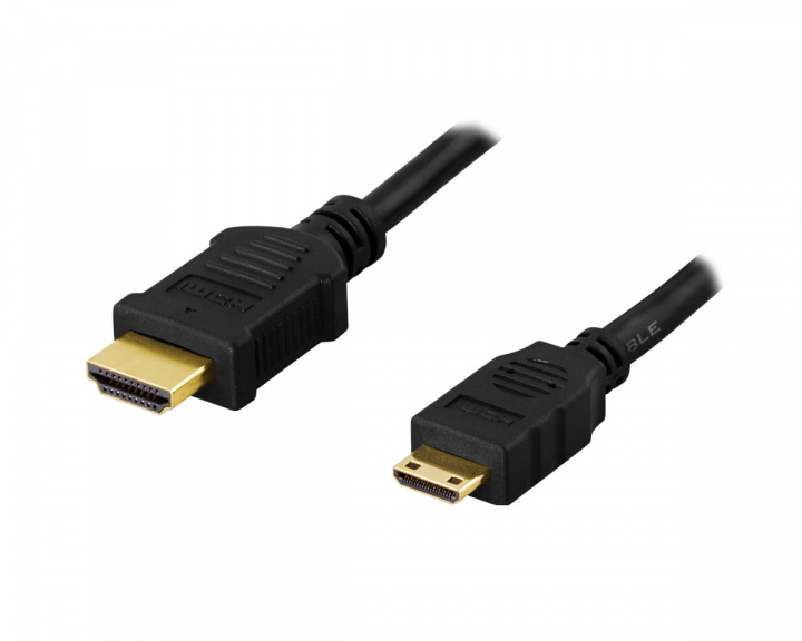 Deltaco HDMI Kaapeli - Mini-HDMI Kaapeli, 4K - 2 Meter