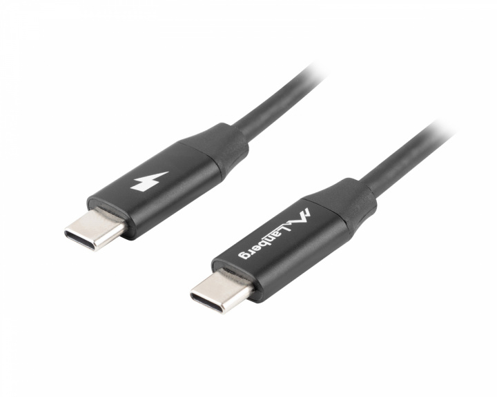 Lanberg USB-C (Uros) - USB-C (Uros) Quick Charge 4.0 - 0.5 Meetri