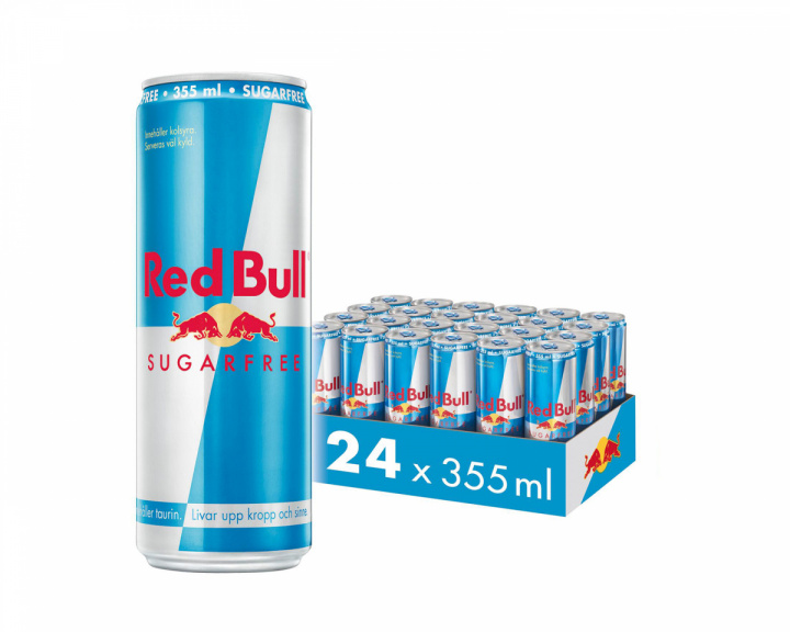 Red Bull 24x Energiajuoma, 355 ml, Sokeriton