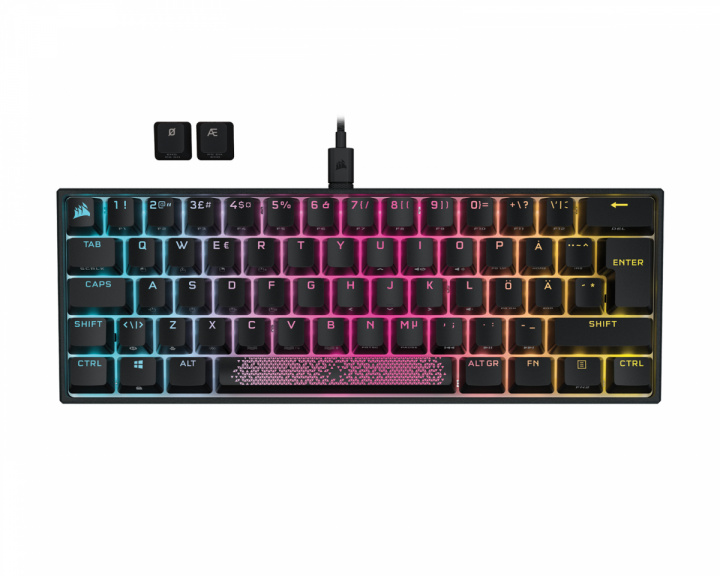 Corsair K65 RGB PBT Mini Gaming Pelinäppäimistö [MX Red]