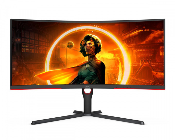 AOC CU34G3S 34” LED 165Hz 1ms AMD FreeSync Premium Curved pelimonitori