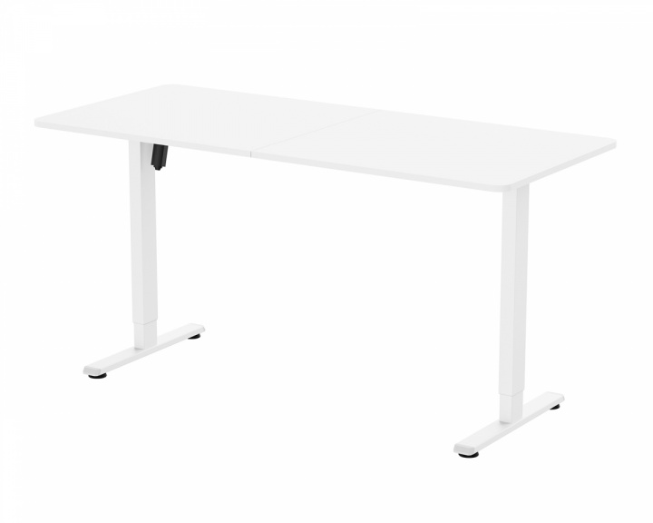 MaxMount Korkeussäädettävä työpöytä 160 x 70 cm - Valkoinen