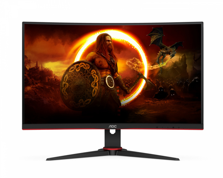 AOC C27G2ZE 27” LED 240hz 0.5ms AMD FreeSync Premium Curved Pelimonitori