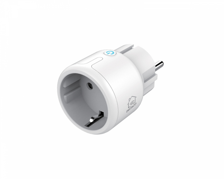 Deltaco Smart Home Mini Smart Plug - älypistorasia, WiFi,  ajasti