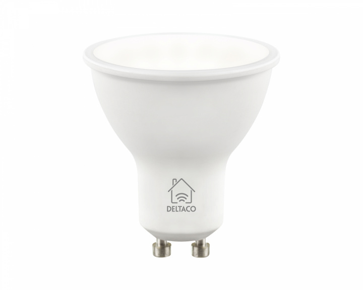Deltaco Smart Home Smart älylamppu GU10 WiFI, White CCTC, himmennettävä
