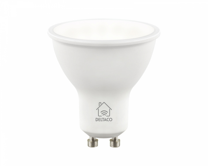 Deltaco Smart Home Smart älylamppu GU10 WiFI, White CCTC, himmennettävä