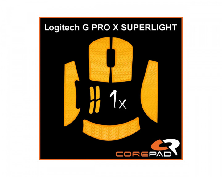 Corepad Soft Grips Logitech G Pro X Superlight - Oranssi