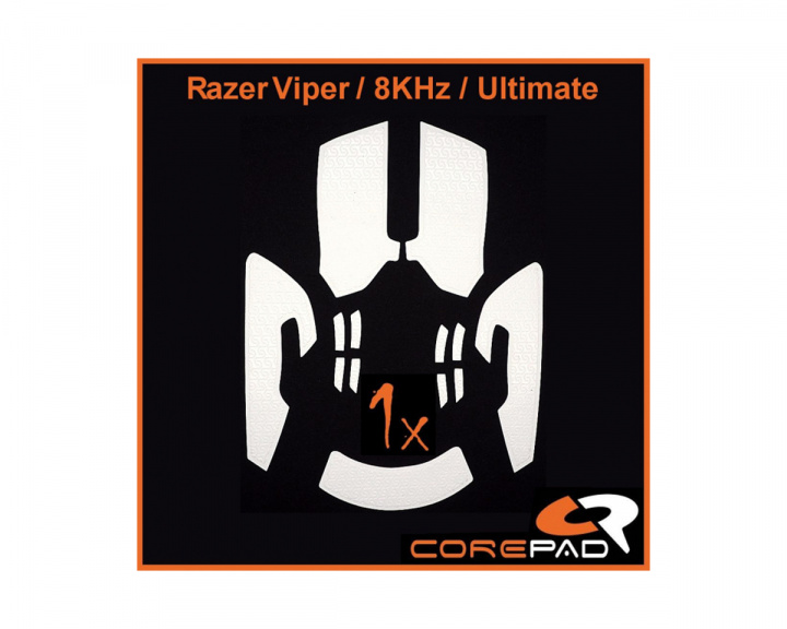 Corepad Grips Razer Viper/Viper 8kHz/Viper Ultimate - Valkoinen