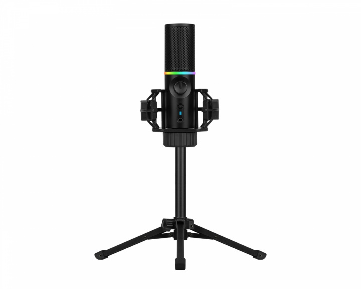 Streamplify MIC - RGB Tripod Mikrofoni - Musta