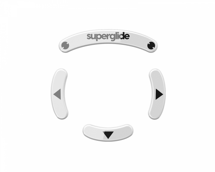 Superglide Glass Skates Logitech G Pro Wireless - Valkoinen