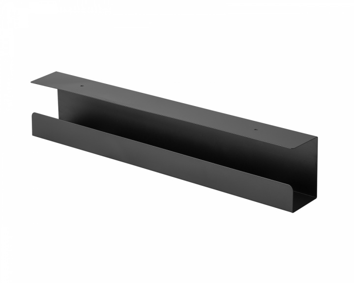 MaxMount Under-desk Cable Tray - Johtokouru Musta