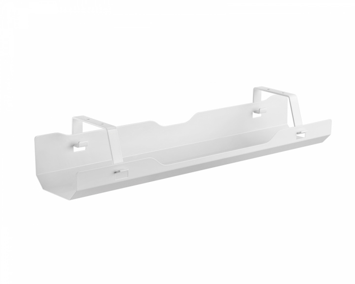 MaxMount Premium Under-desk Cable Tray - Johtokouru Valkoinen