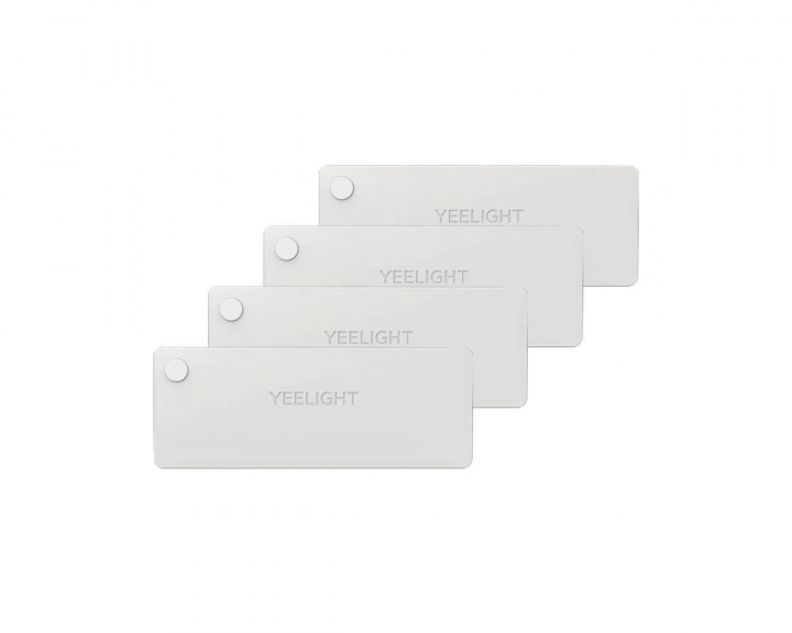 Yeelight LED Sensor Drawer Light, Rechargeable battery, USB-C, 4-pack - Valkoinen