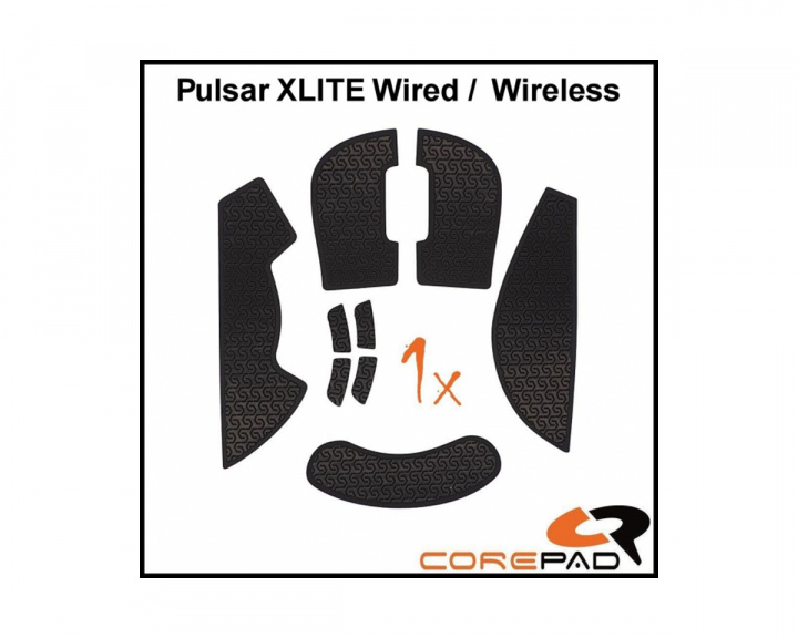 Corepad Soft Grips Pulsar Xlite Wired/Xlite Wireless/Xlite V2 Wireless - Musta