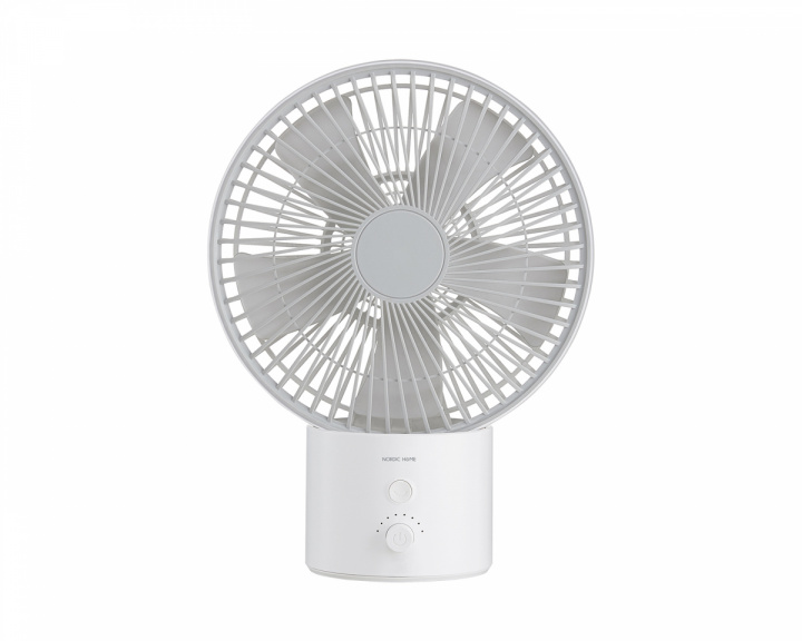 Nordic Home Culture FT-775 Wireless Portable USB-fan - Valkoinen -tuuletin