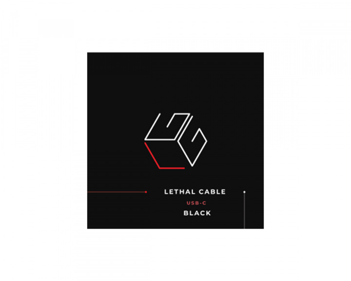 Lethal Gaming Gear Lethal Cable - USB-C Paracord Kaapeli