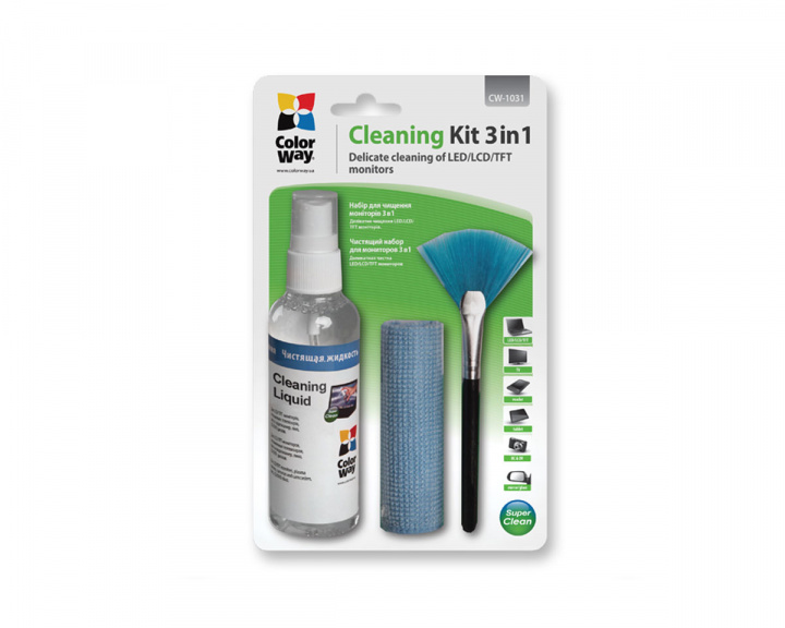 Colorway Cleaning Kit 3 in 1 - Toimiston puhdistussarja