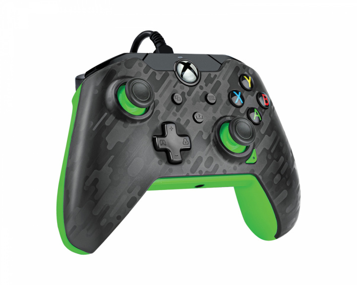 PDP Wired Controller (Xbox Series/Xbox One/PC) - Neon Carbon -Langallinen Peliohjain