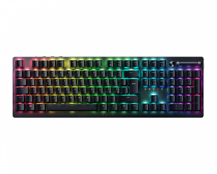 Razer Deathstalker V2 Pro Low Profile Langaton Pelinäppäimistö [Optical Red] - Musta