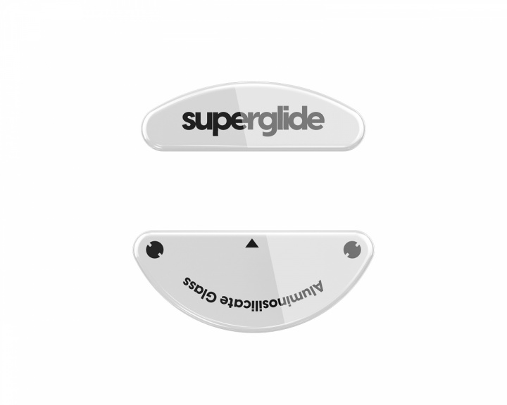 Superglide Glass Skates SteelSeries Aerox 3/Aerox 5/Aerox 9 Wireless - Valkoinen