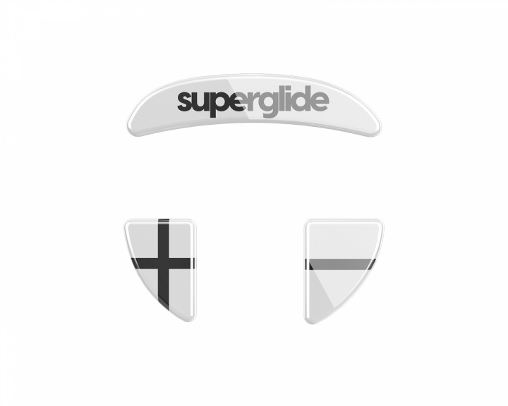 Superglide Glass Skates Xtrfy MZ1 Wireless - Valkoinen