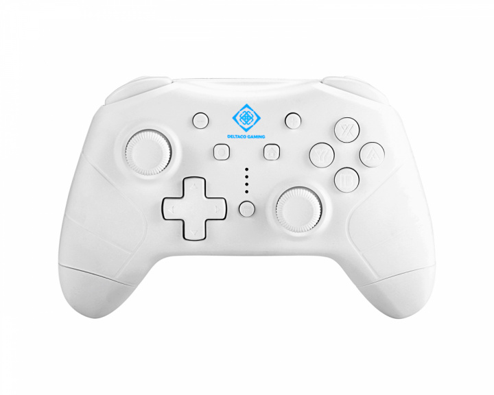 Deltaco Gaming Wireless Controller - Langaton Ohjain Nintendo Switch/PC/Android - Valkoinen 