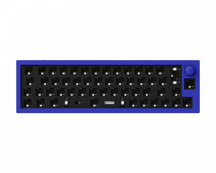 Keychron Q9 QMK 40% ISO Barebone Knob Version RGB Hot-Swap - Sininen