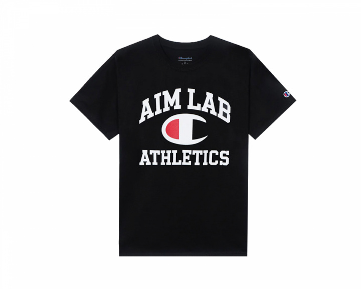 Aim Lab x Champion - Musta T-Shirt - Small