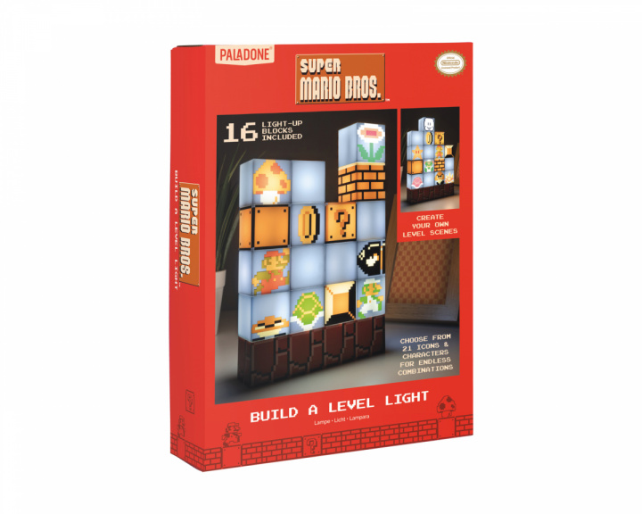 Paladone Super Mario Bros Build A Level Light - Super Mario Valo