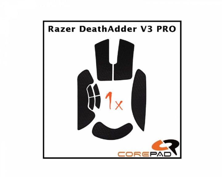 Corepad Soft Grips Razer DeathAdder V3 PRO - Valkoinen
