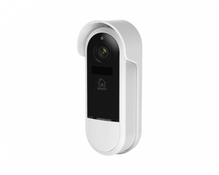 Deltaco Smart Home WiFi-ovikello HD-kameralla IP65 