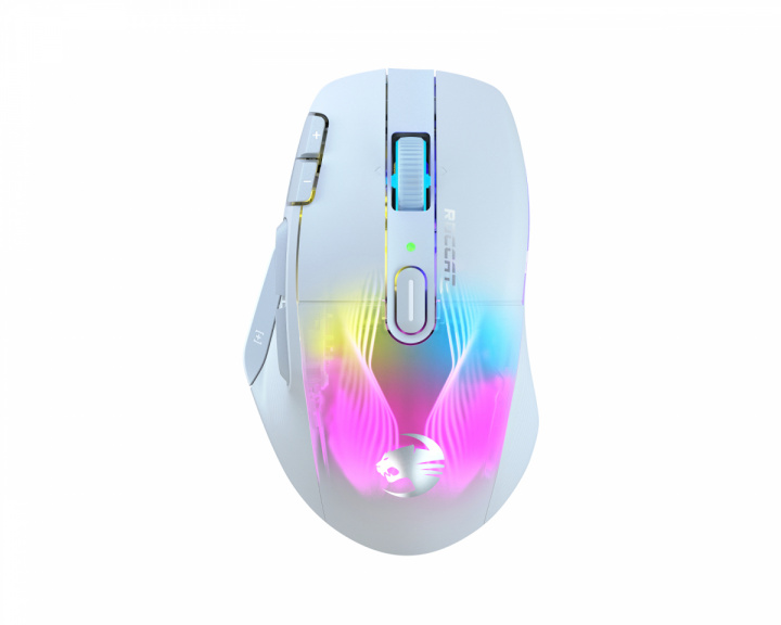 Roccat Kone XP Air Langaton Pelihiiri with Charging Dock - Valkoinen