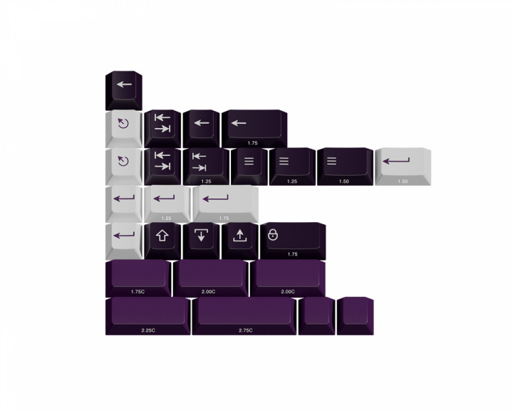 KBDfans PBTfans Purpurite 40s Kit