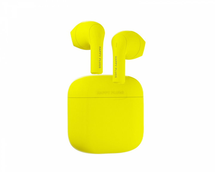 Happy Plugs Joy True Wireless  In-Ear Headphones - täysin langattomat nappikuulokkeet - Neon Yellow