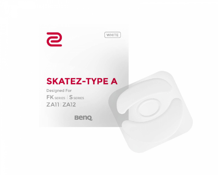 ZOWIE by BenQ Speedy Skatez - Type A  FK- & S-series, ZA11/ZA12 - Valkoinen