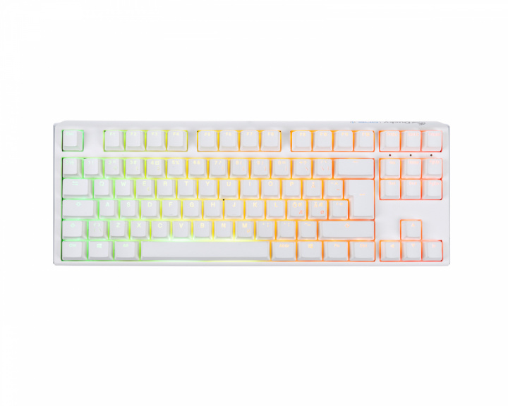 Ducky ONE 3 TKL Pure White RGB Hotswap Pelinäppäimistö [MX Brown]