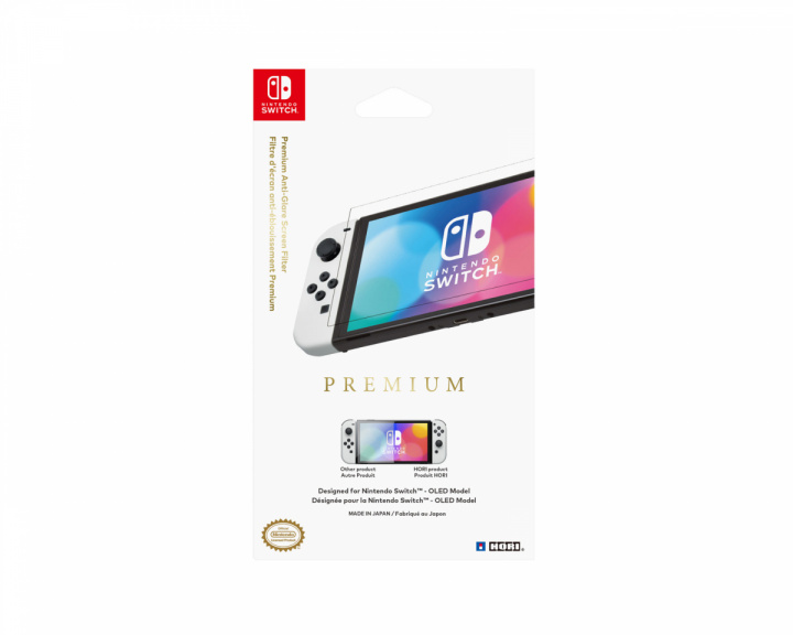 Hori Premium Anti-Glare Screen Filter - näytönsuoja Nintendo Switch OLED
