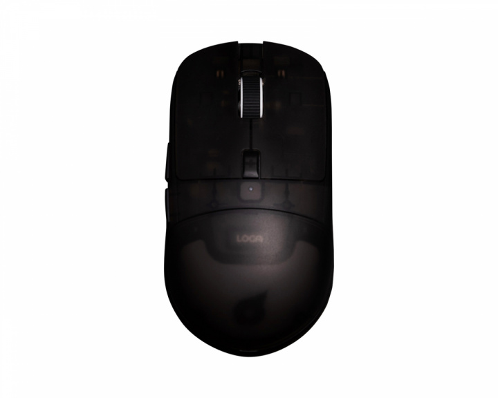 Loga Shinryu Pro Wireless Pelihiiri - Hotswappable Switch - Musta/Transparent
