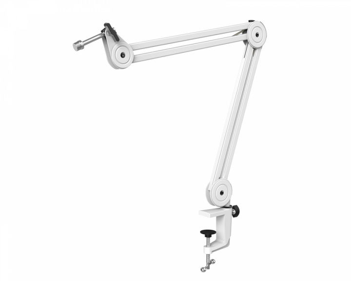 Fifine Boom Arm Stand - Valkoinen Mikrofoniteline