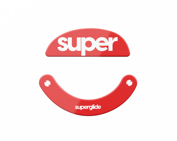 Superglide Version 2 Glass Skates varten Pulsar Xlite Series - Punainen